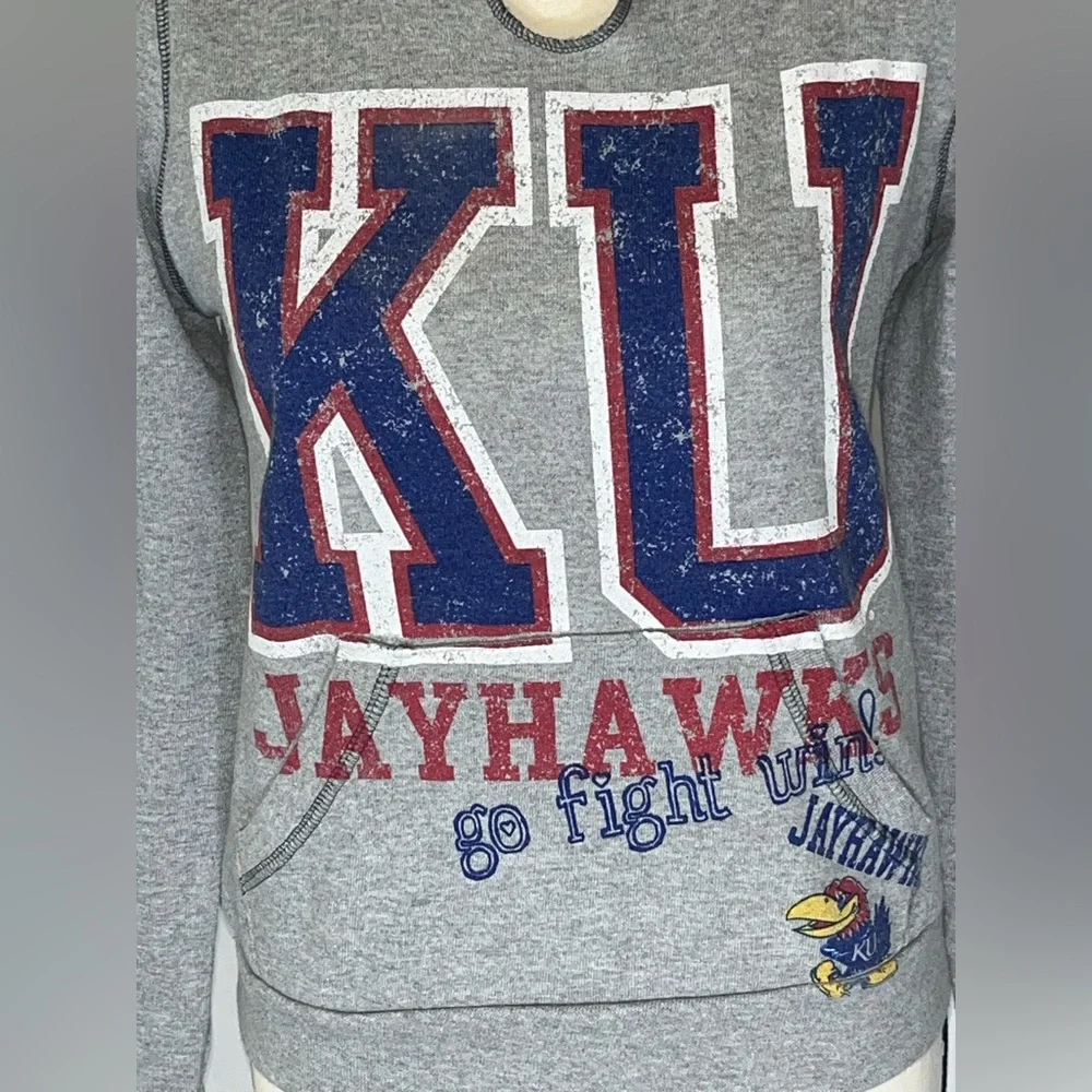 Soffe Kansas Jayhawks Hoodie - Picture 2 of 7
